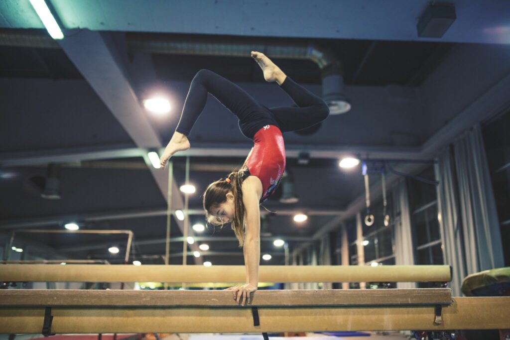 Girl Practicing Gymnastics - Prevent Sexual Abuse